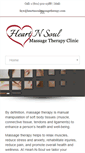 Mobile Screenshot of heartnsoulmassagetherapy.com